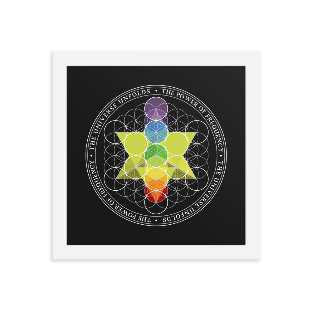 Art of Kairos Logo - Black | Framed poster