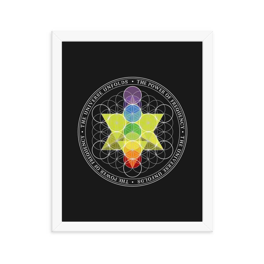 Art of Kairos Logo - Black | Framed poster