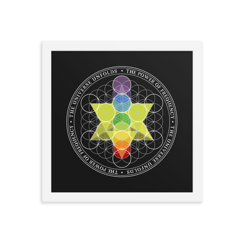 Art of Kairos Logo - Black | Framed poster