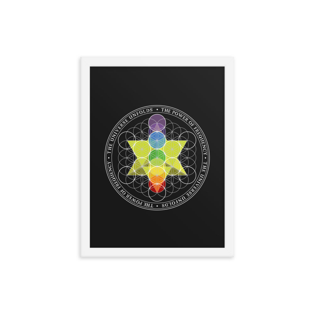 Art of Kairos Logo - Black | Framed poster