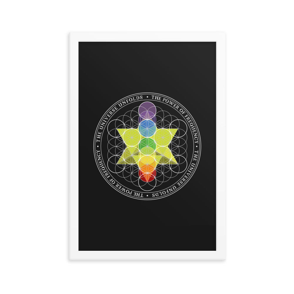 Art of Kairos Logo - Black | Framed poster
