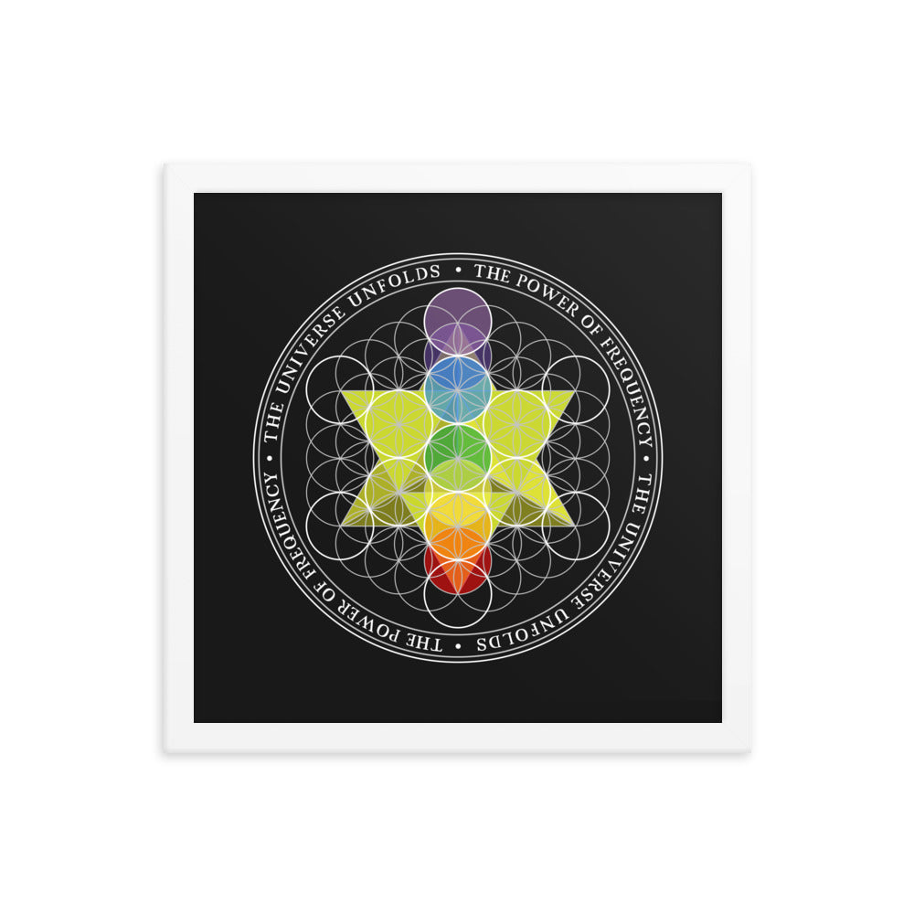 Art of Kairos Logo - Black | Framed poster