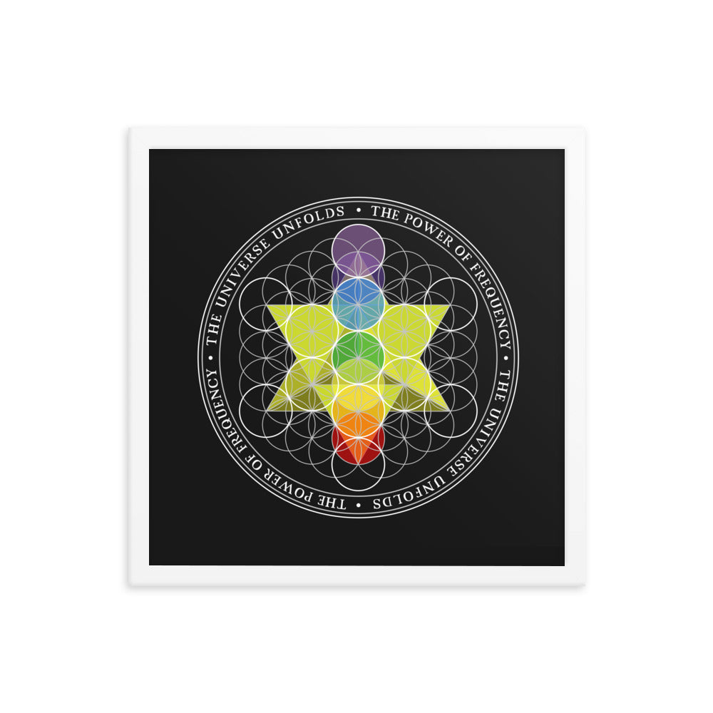Art of Kairos Logo - Black | Framed poster