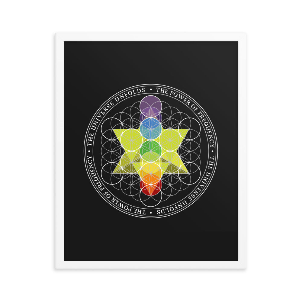 Art of Kairos Logo - Black | Framed poster
