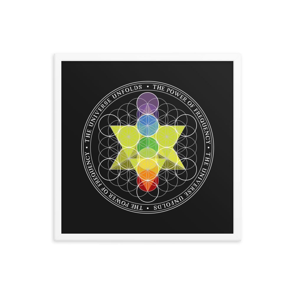 Art of Kairos Logo - Black | Framed poster
