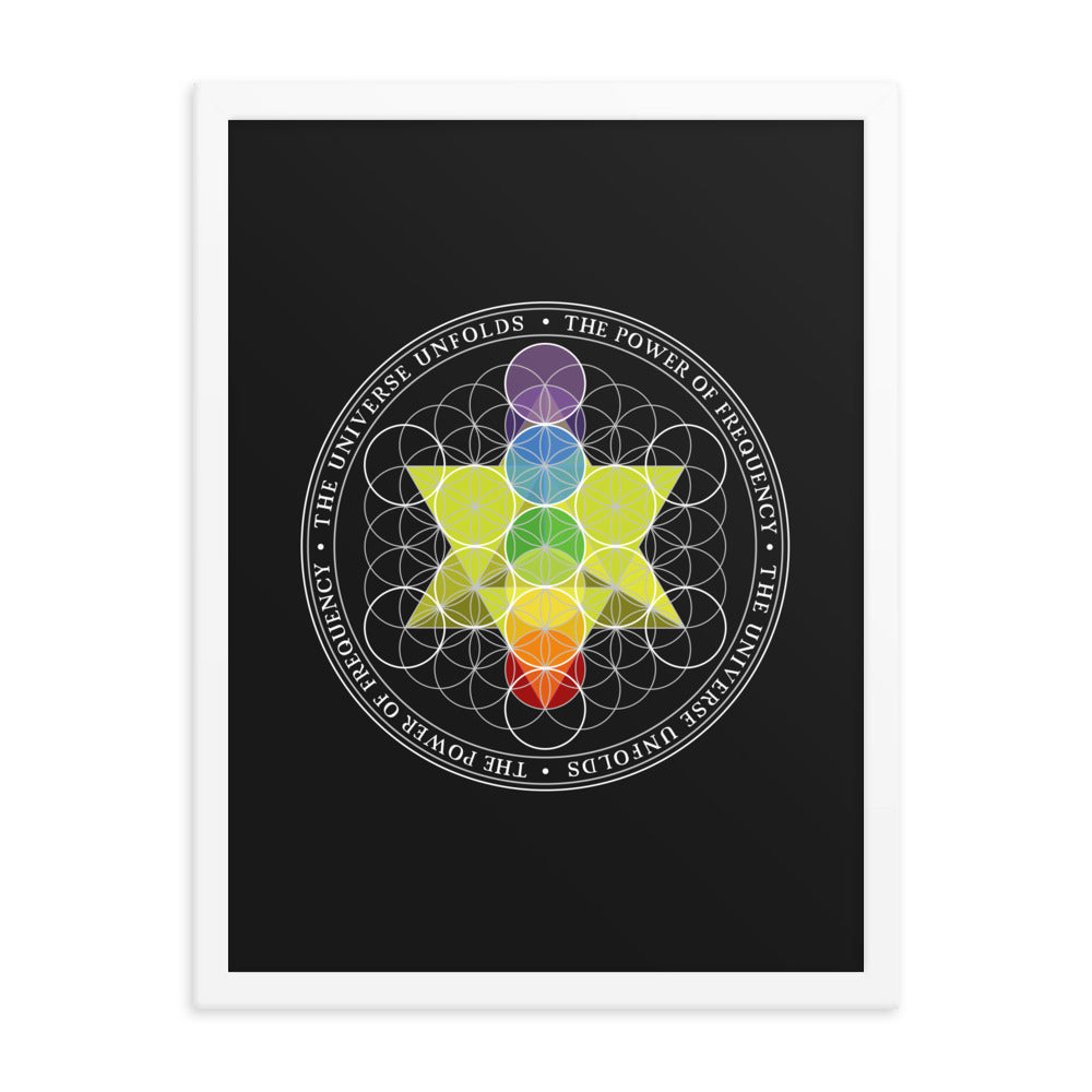 Art of Kairos Logo - Black | Framed poster