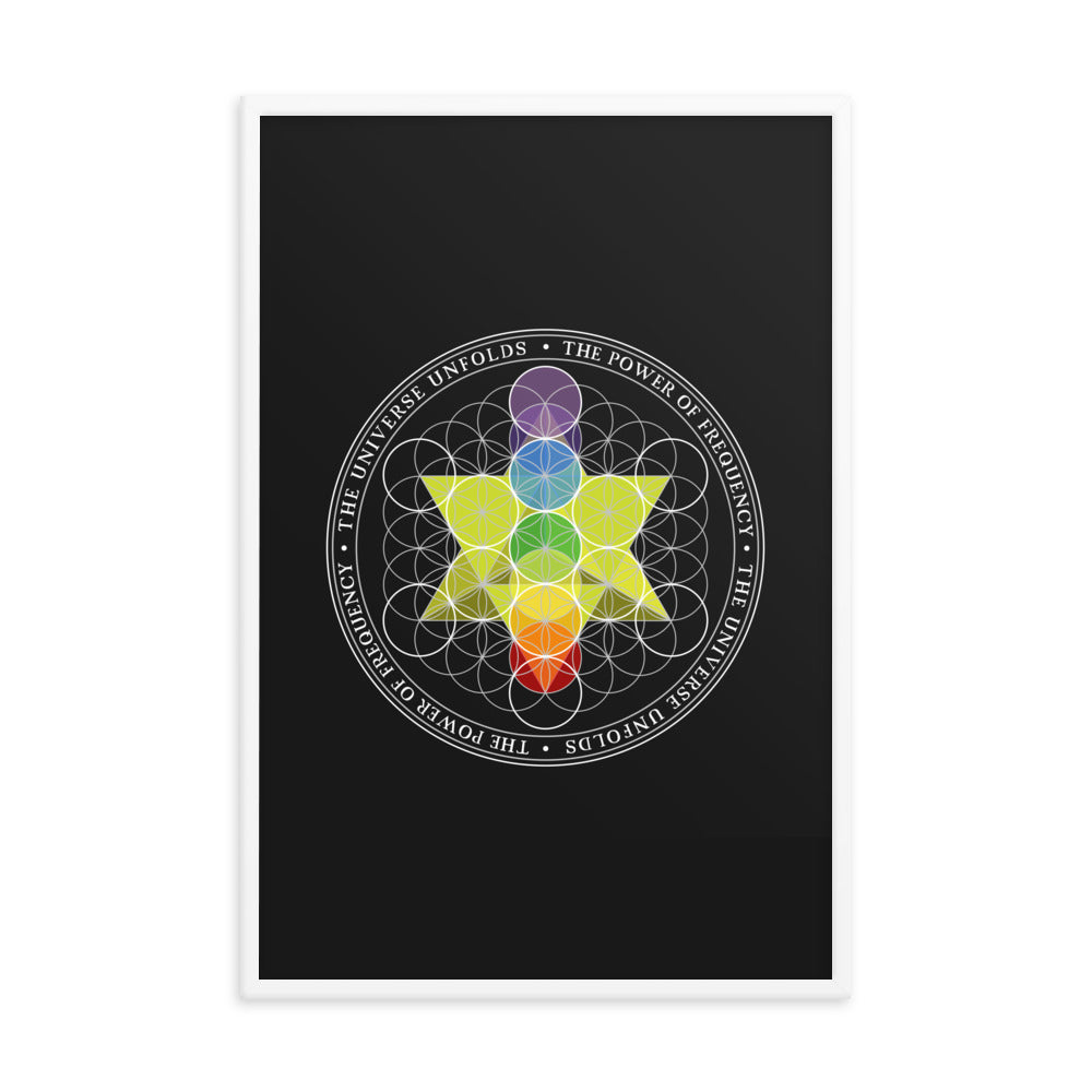 Art of Kairos Logo - Black | Framed poster