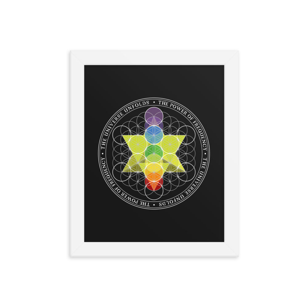 Art of Kairos Logo - Black | Framed poster